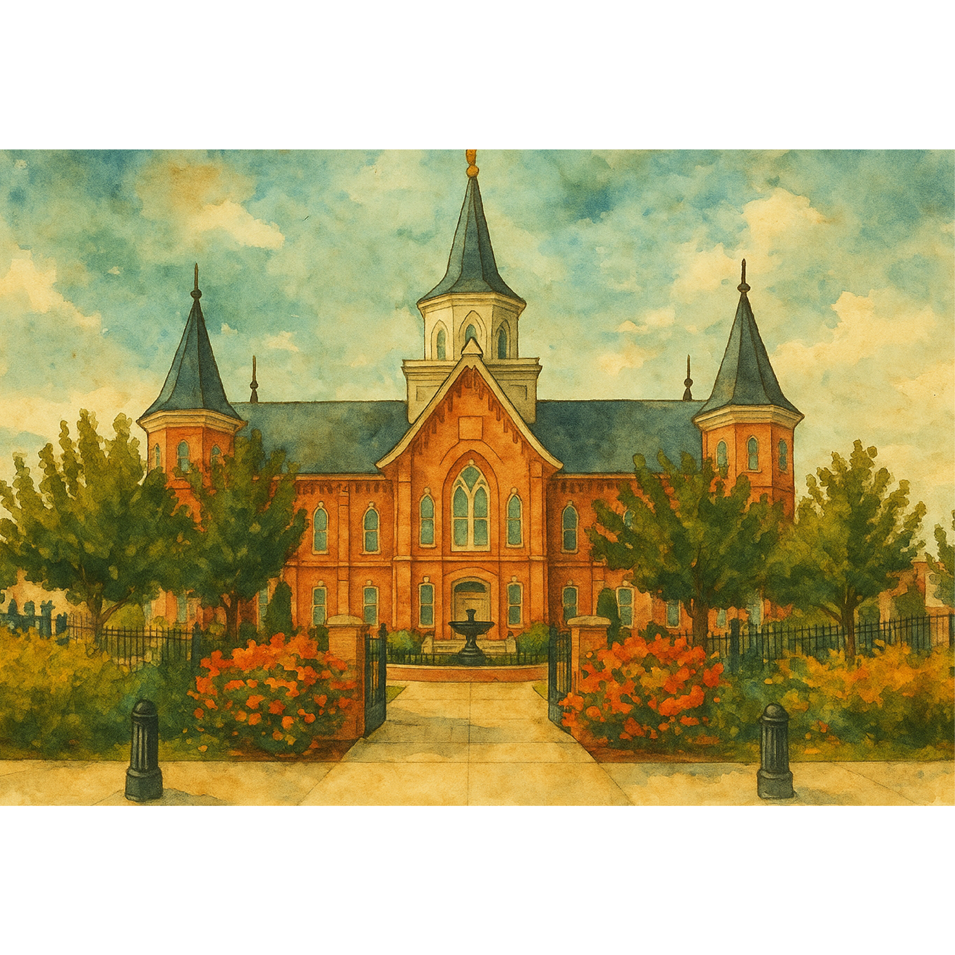 Provo City Center, Utah Temple Wooden Puzzle