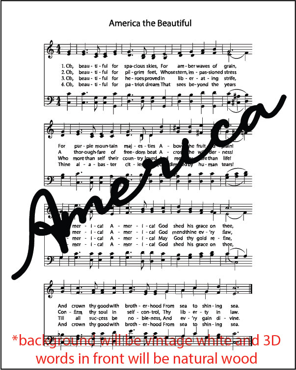 Mini Hymn Sign