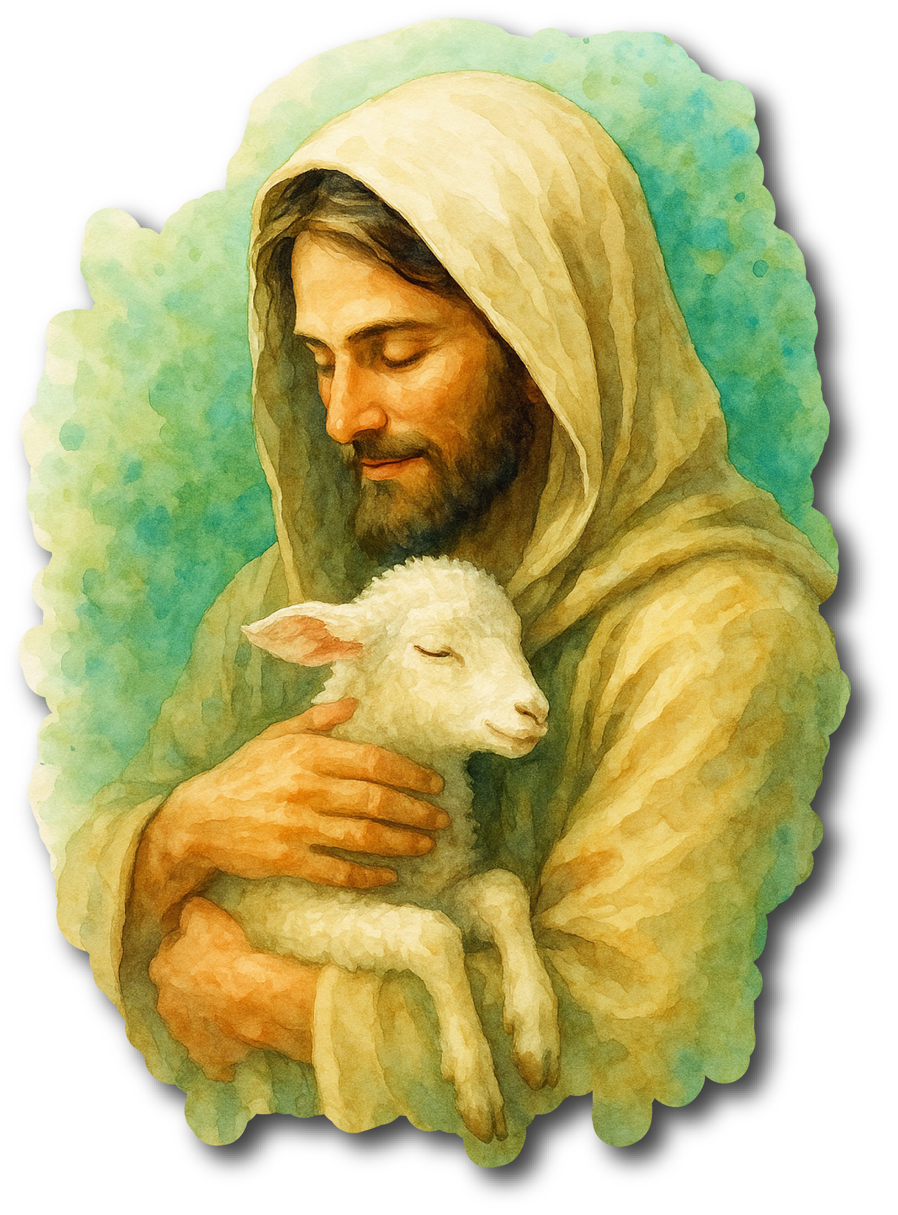 Christ with Lamb Mini Wooden Puzzle