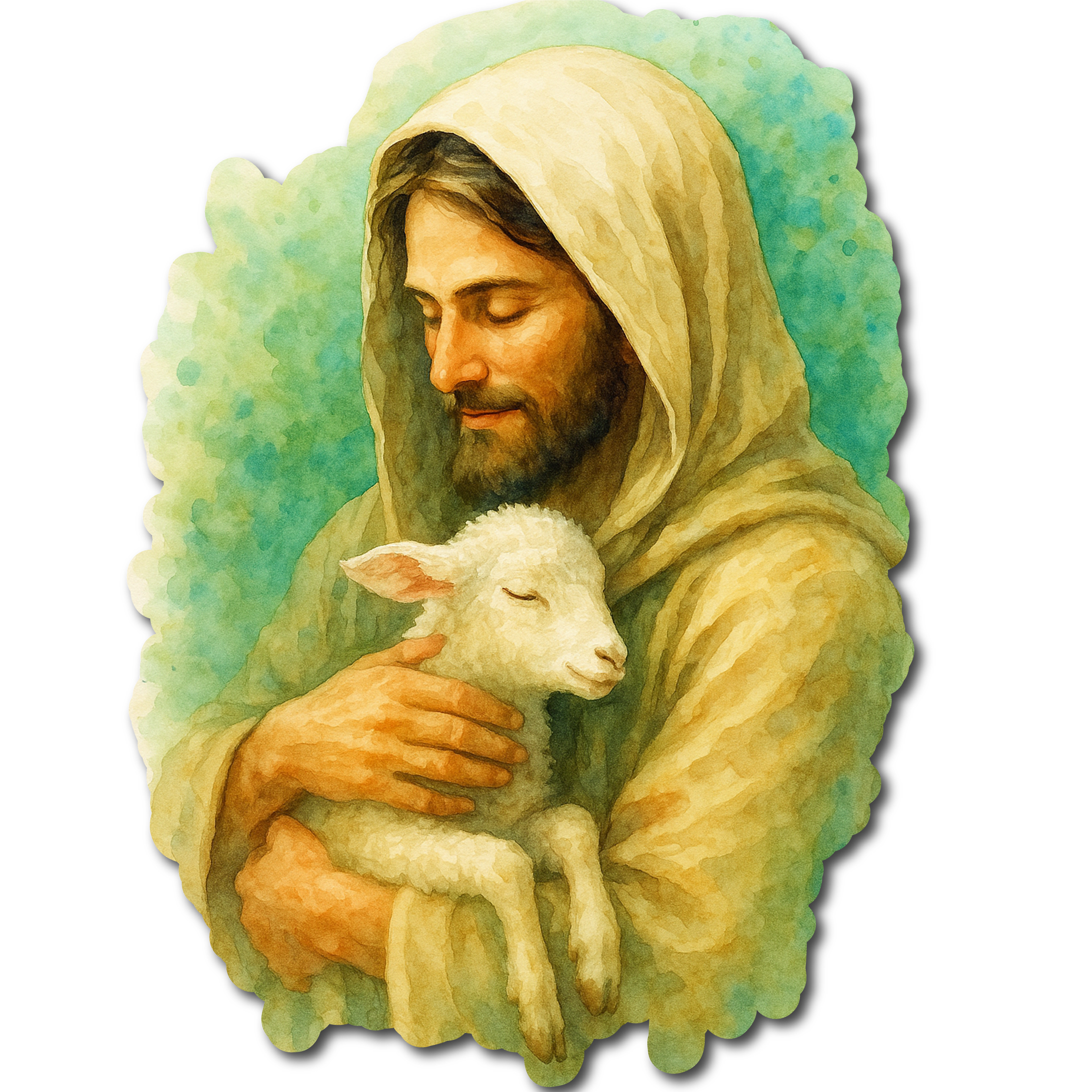 Christ with Lamb Mini Wooden Puzzle