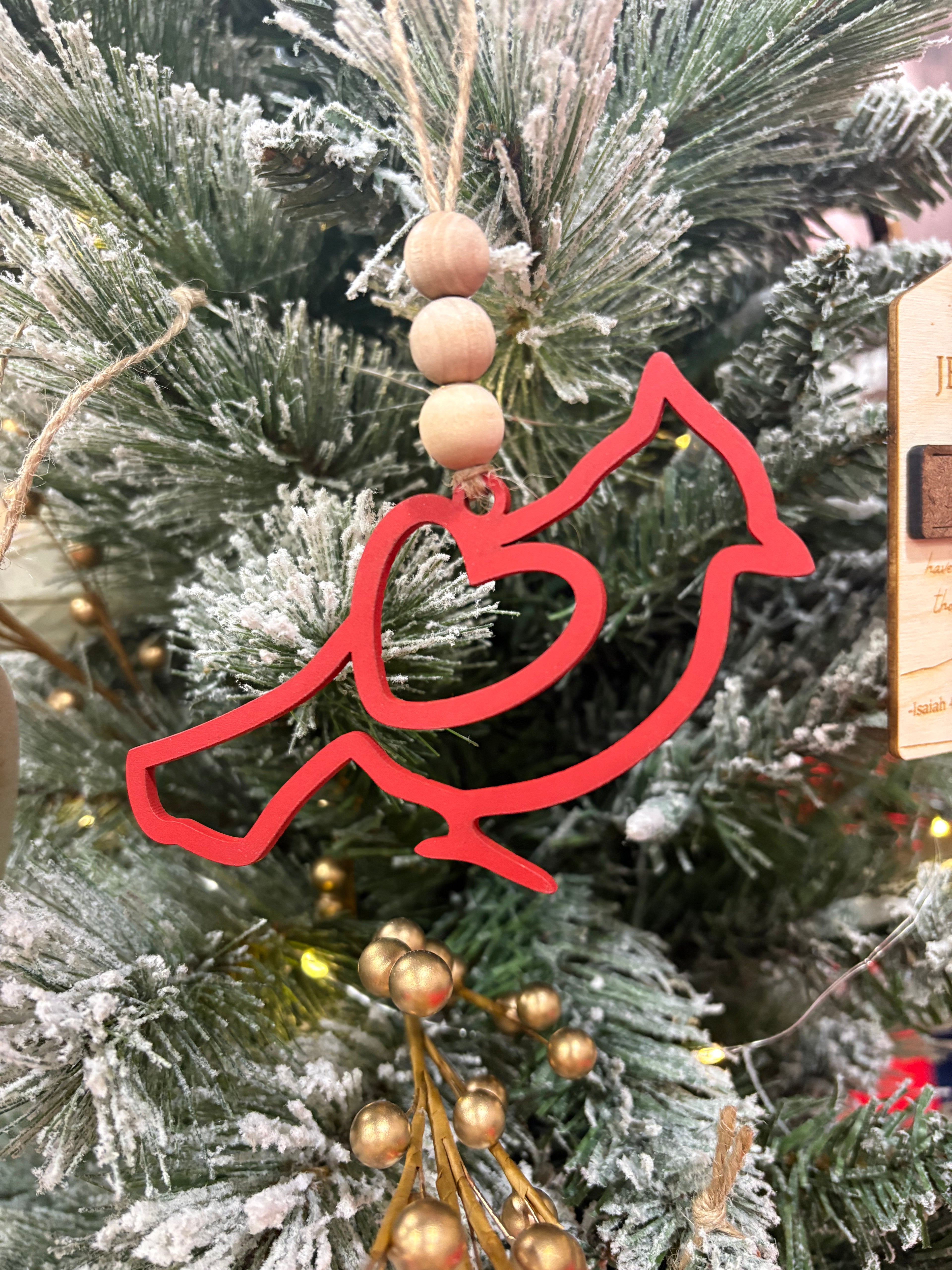 Cardinal Memorial Ornament