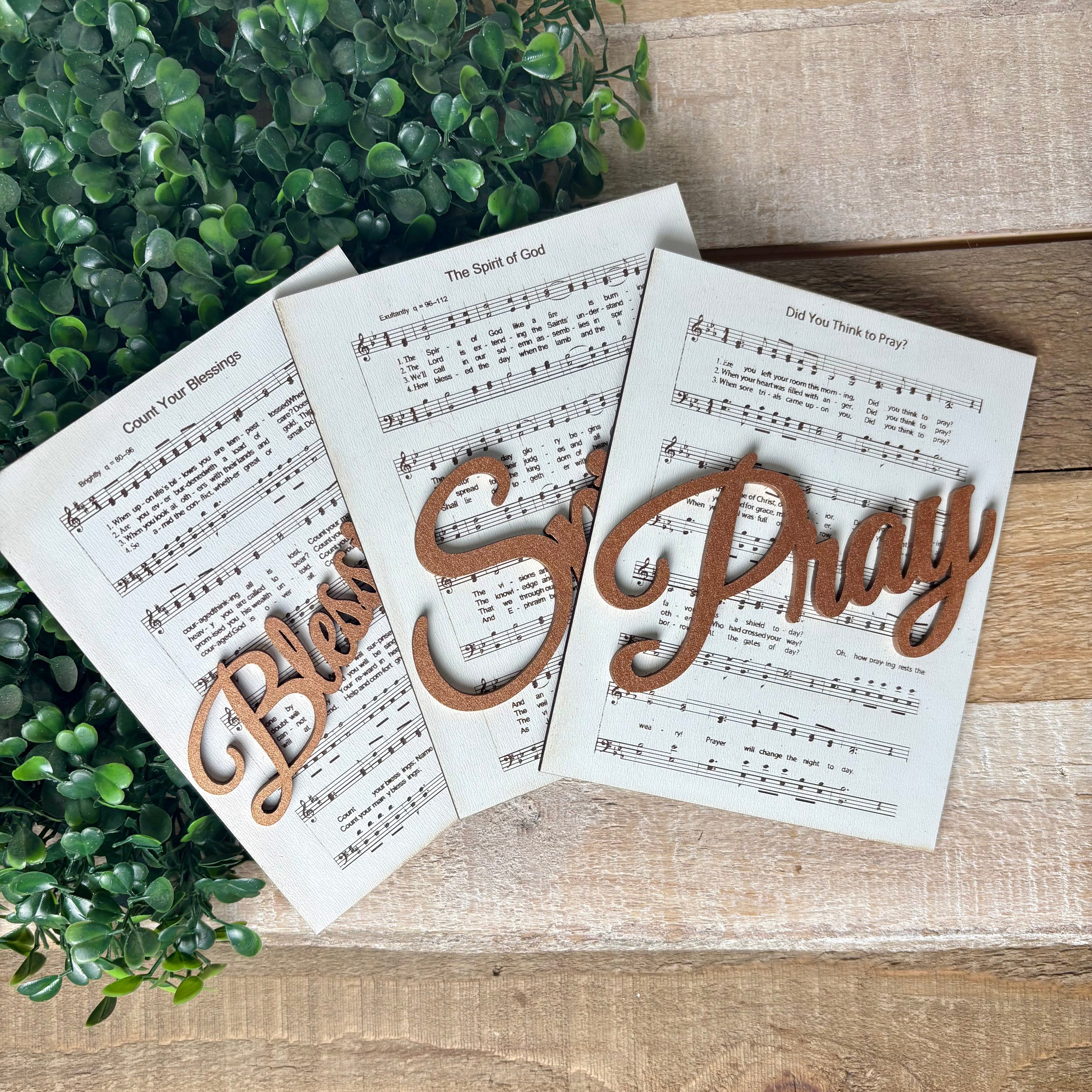 Mini Hymn Sign