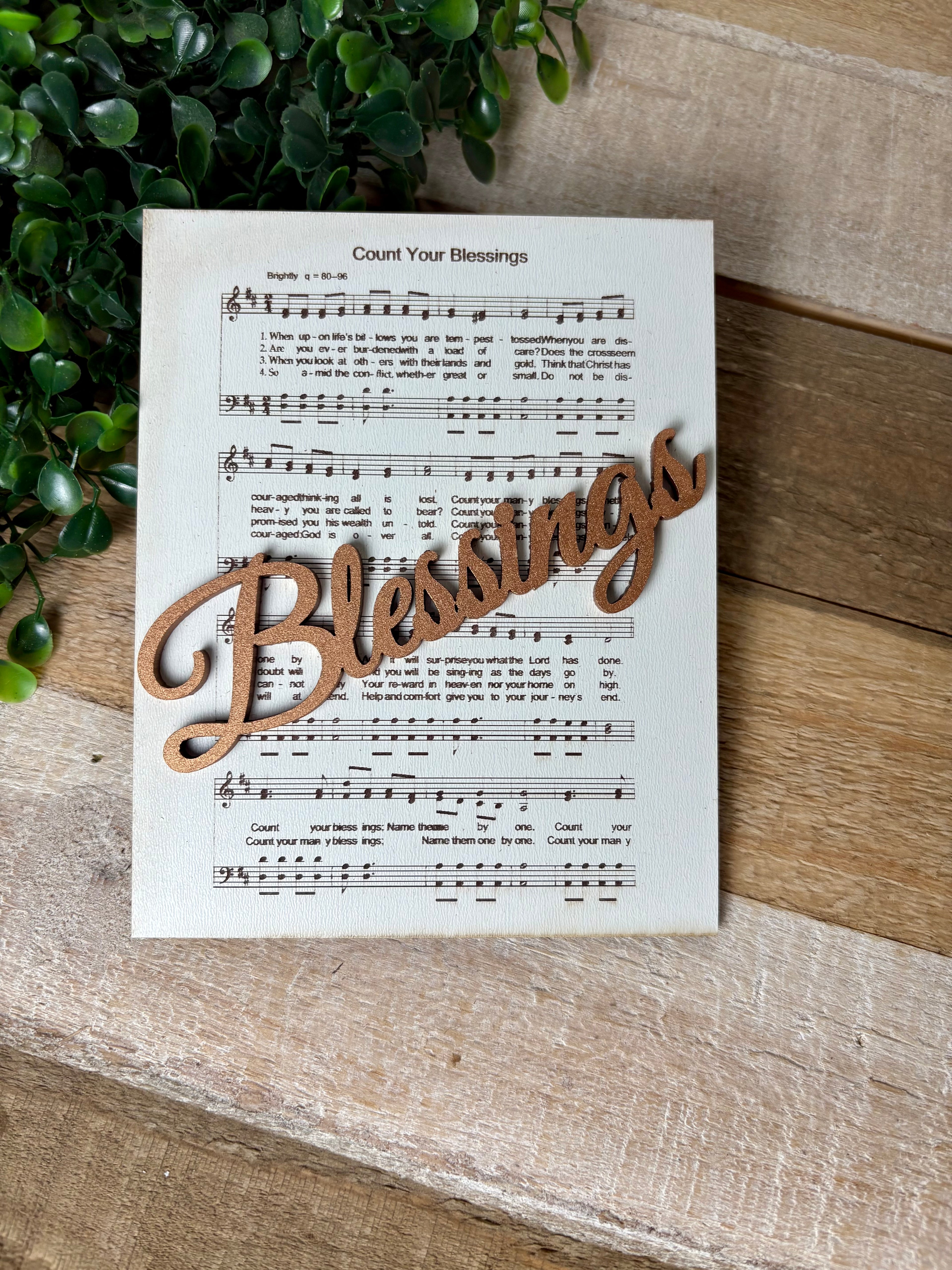 Mini Hymn Sign