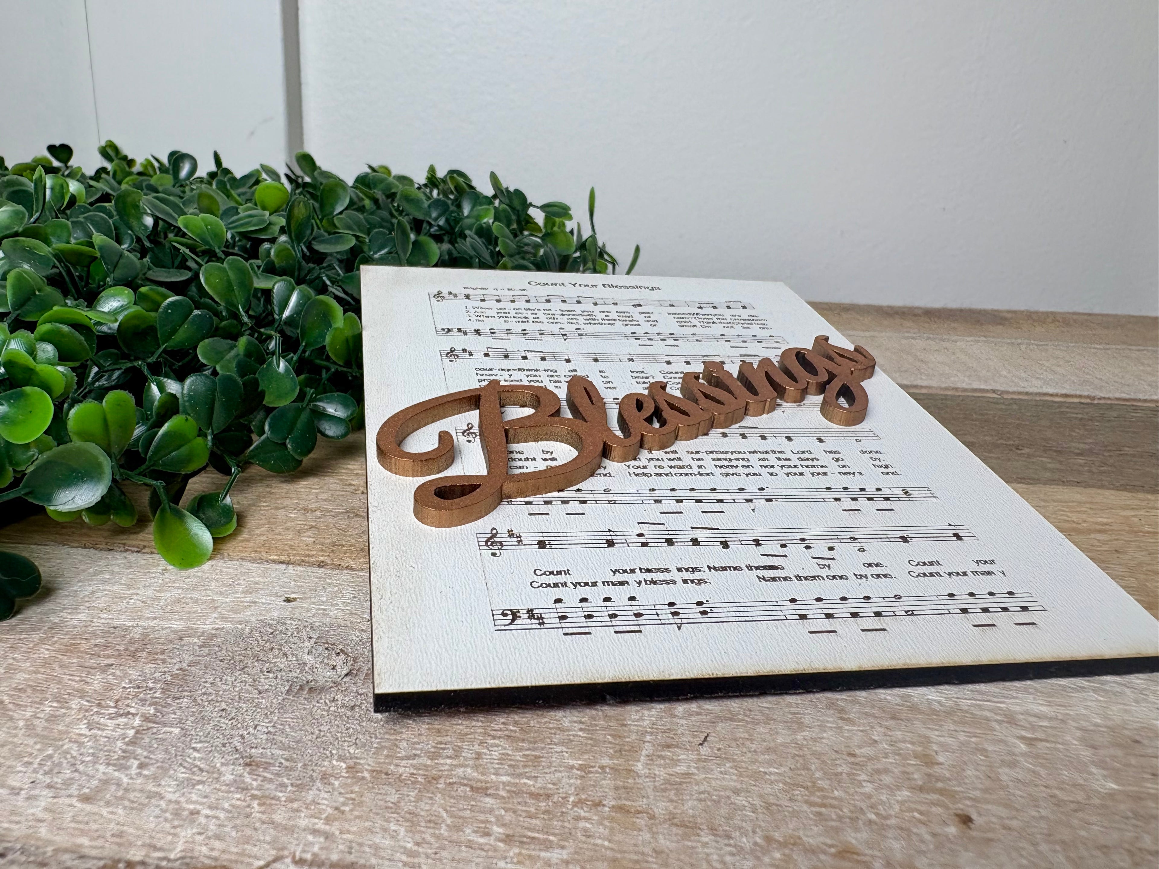 Mini Hymn Sign