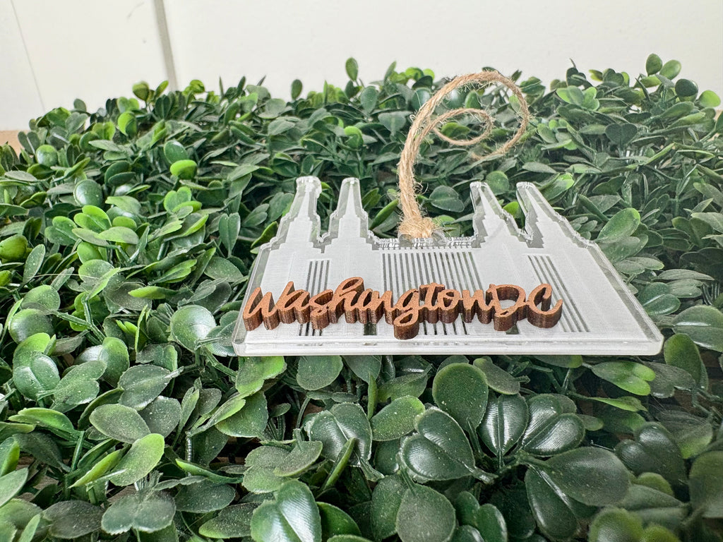 Engraved Acrylic Temple Ornament