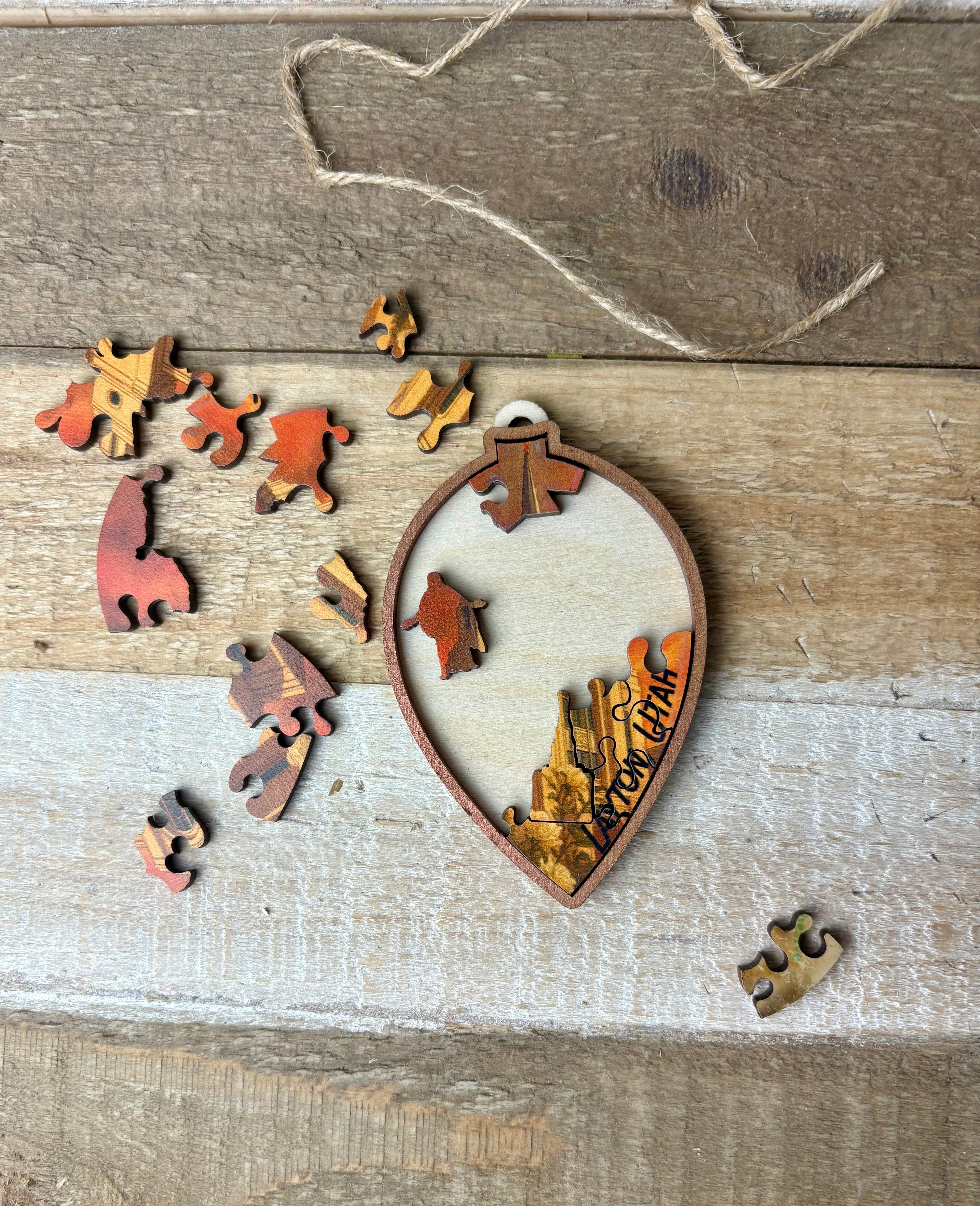 Mini Puzzle Ornaments