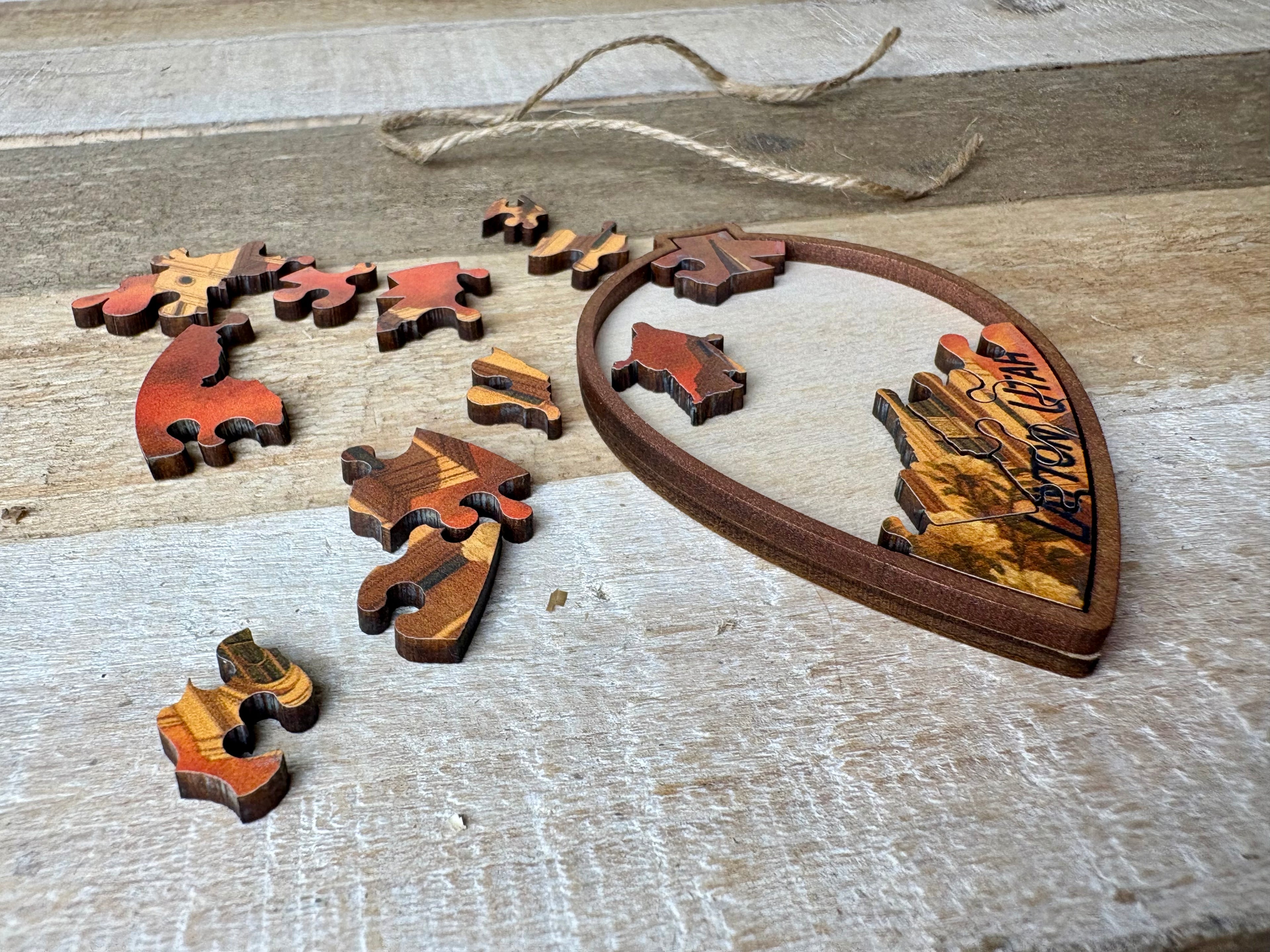Mini Puzzle Ornaments