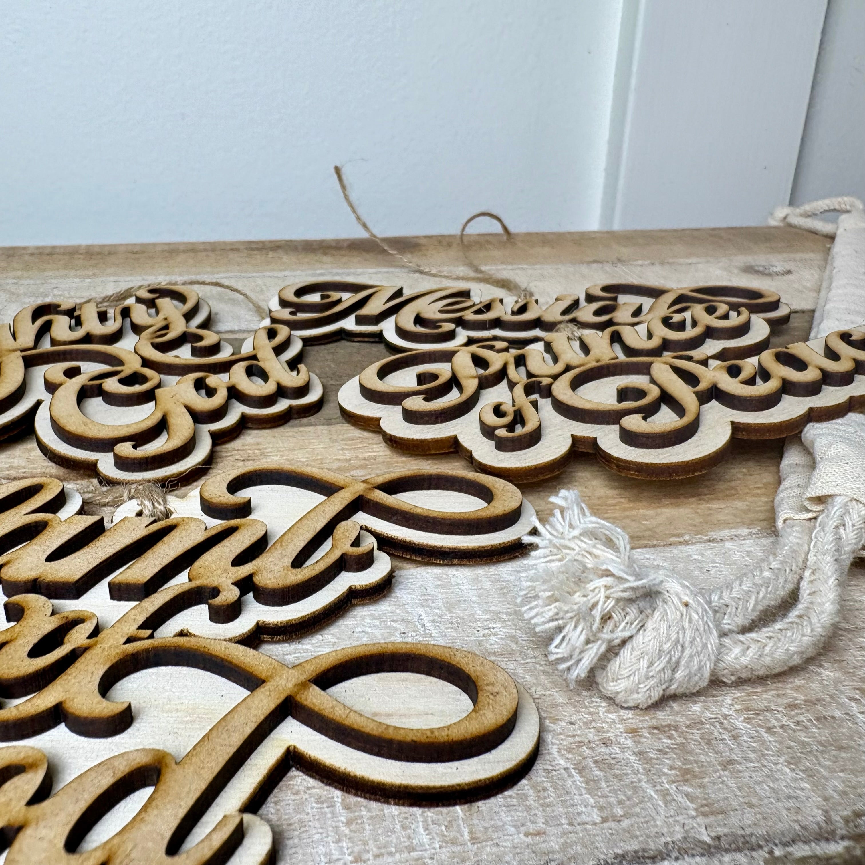 25 Names of Christ Advent Ornaments