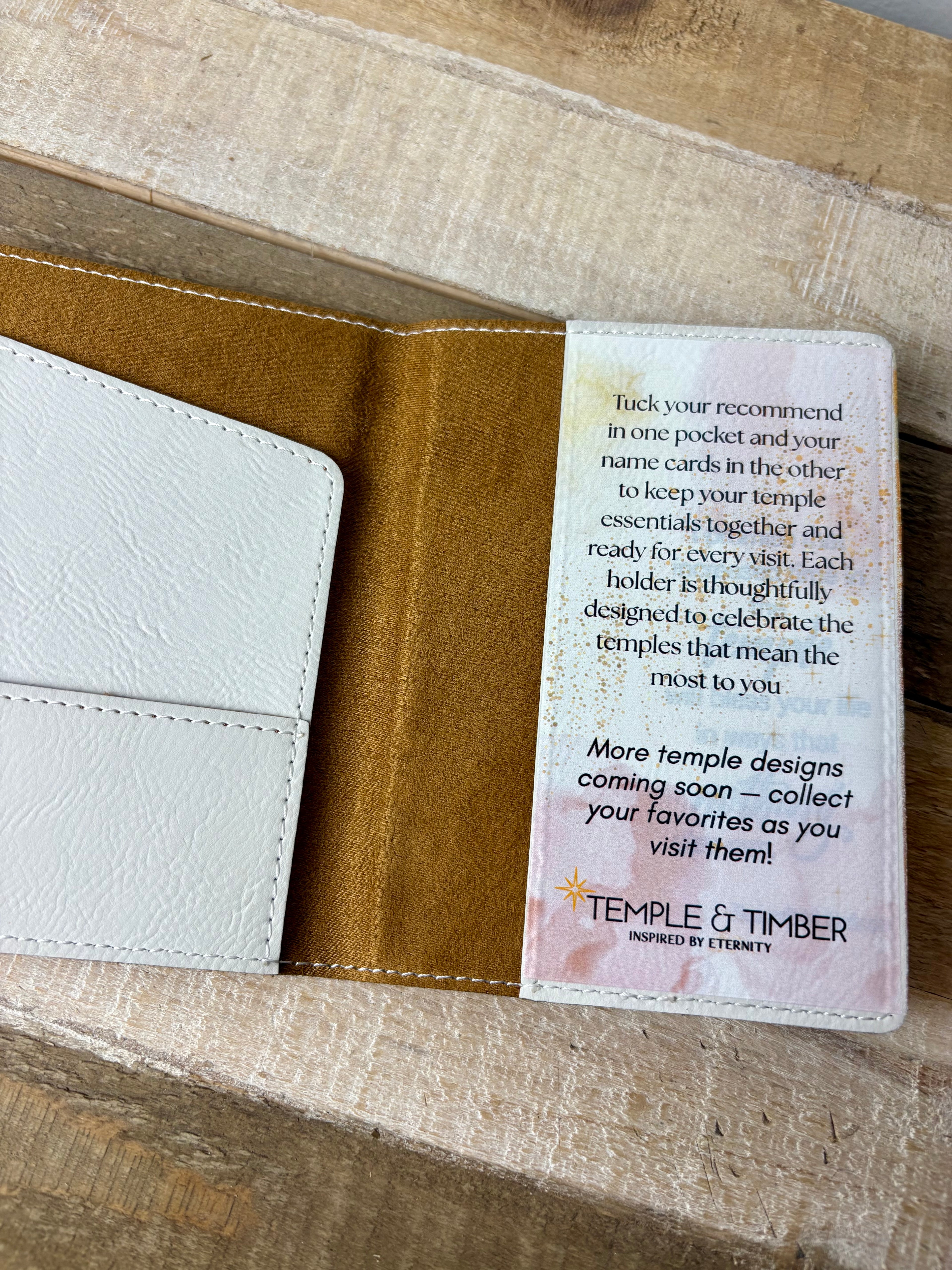 Ogden Utah Temple Name Card Holder – LDS Recommend Holder