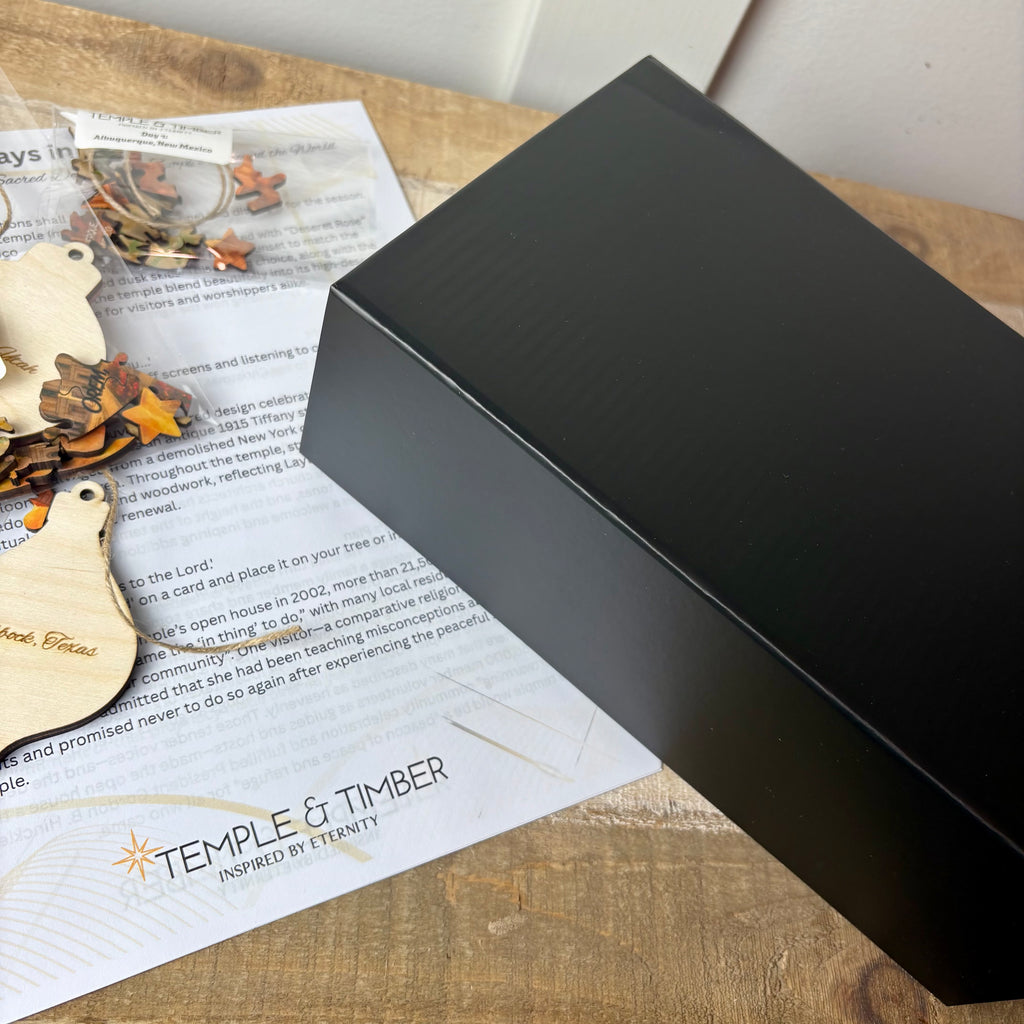 24 Days in His House: Mini Puzzle Ornament Advent Calendar
