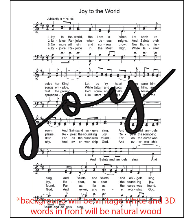 Mini Hymn Sign