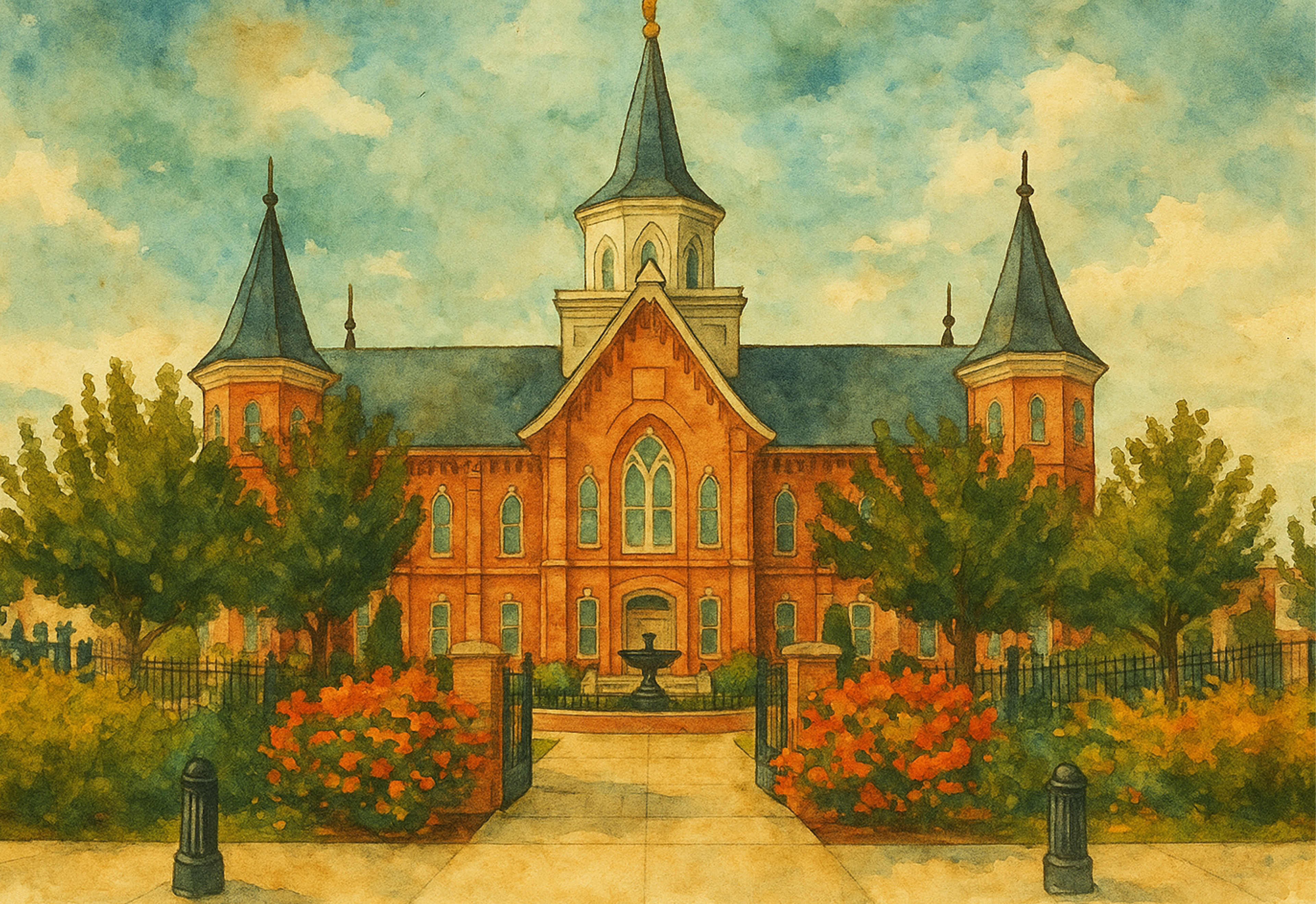 Provo City Center, Utah Temple Wooden Puzzle