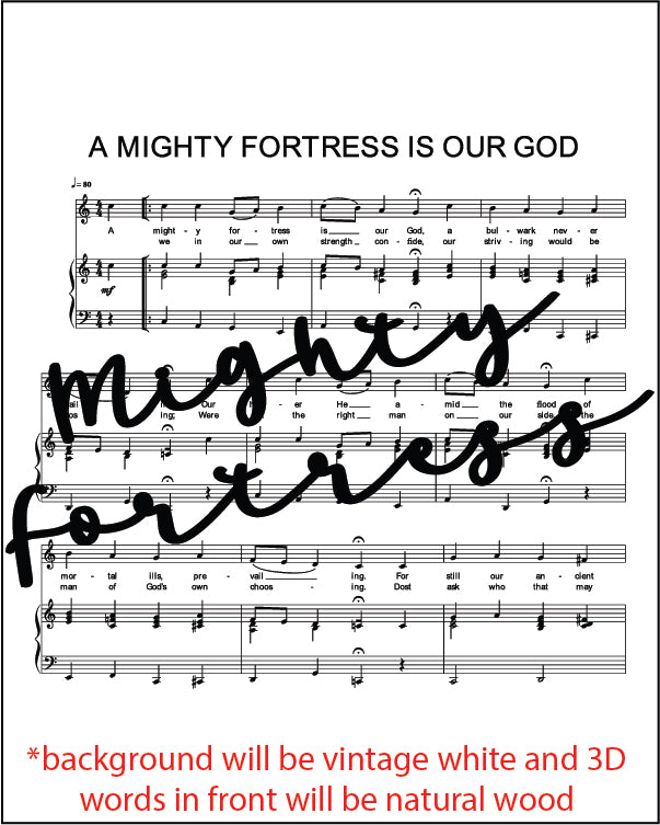 Mini Hymn Sign