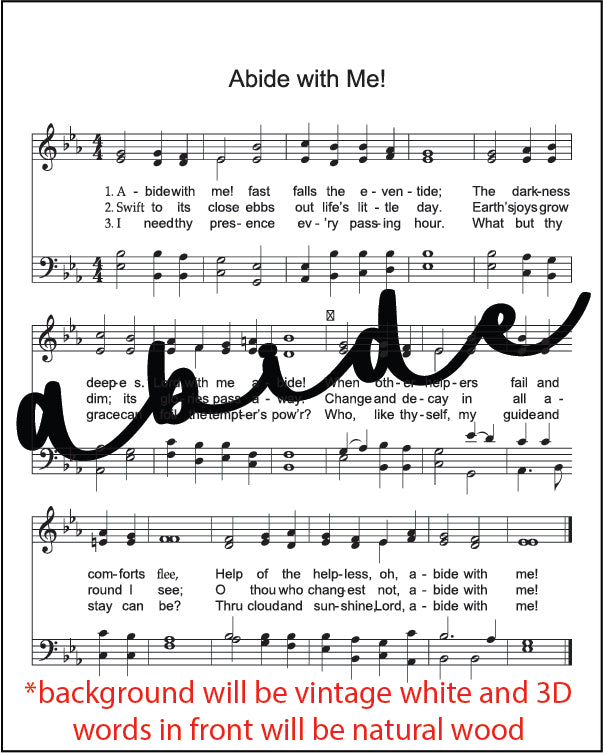 Mini Hymn Sign