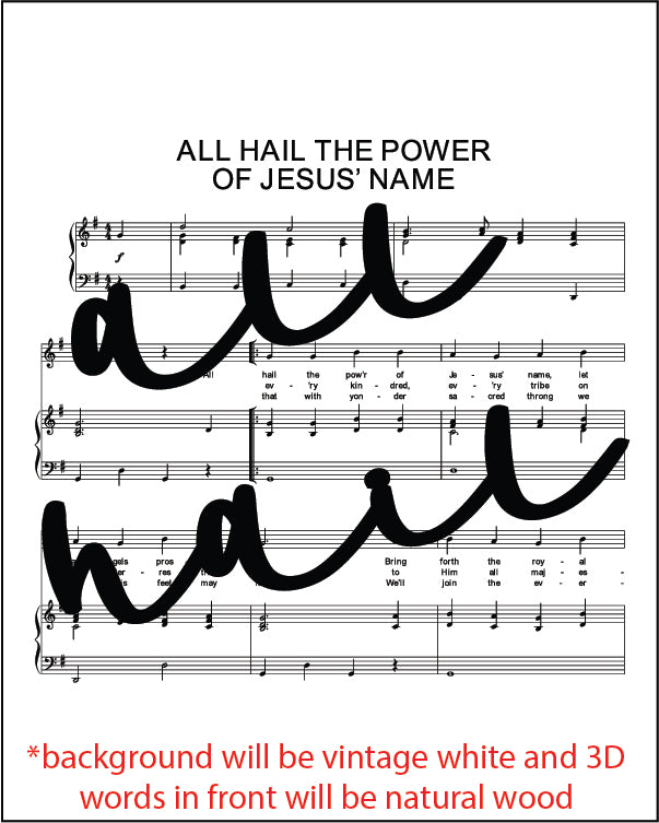 Mini Hymn Sign