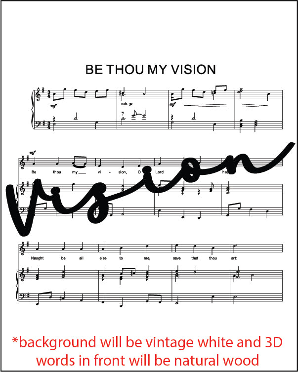 Mini Hymn Sign