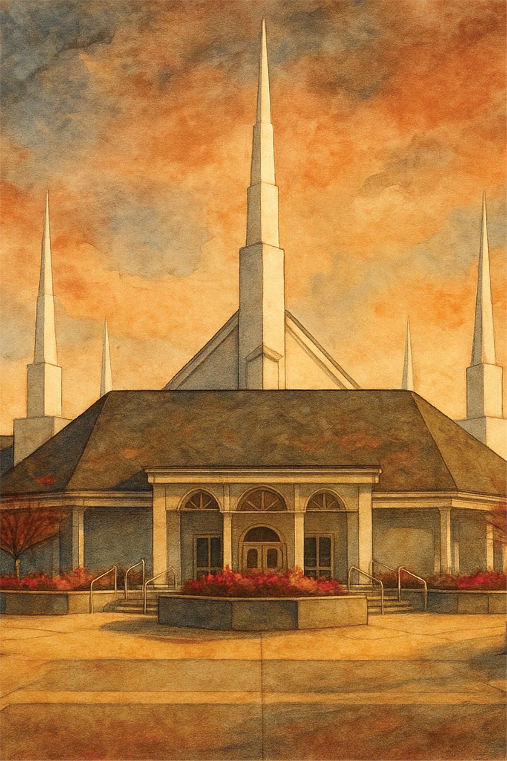 Boise Idaho Temple - Wooden Puzzle