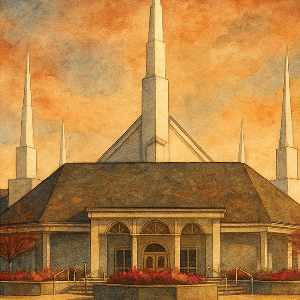 Boise Idaho Temple - Wooden Puzzle