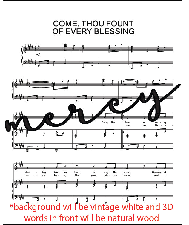 Mini Hymn Sign