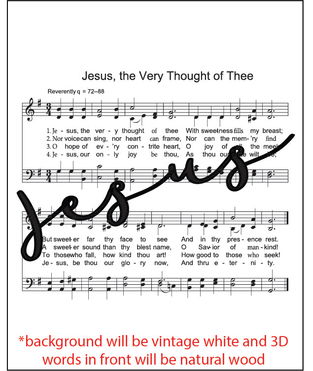 Mini Hymn Sign