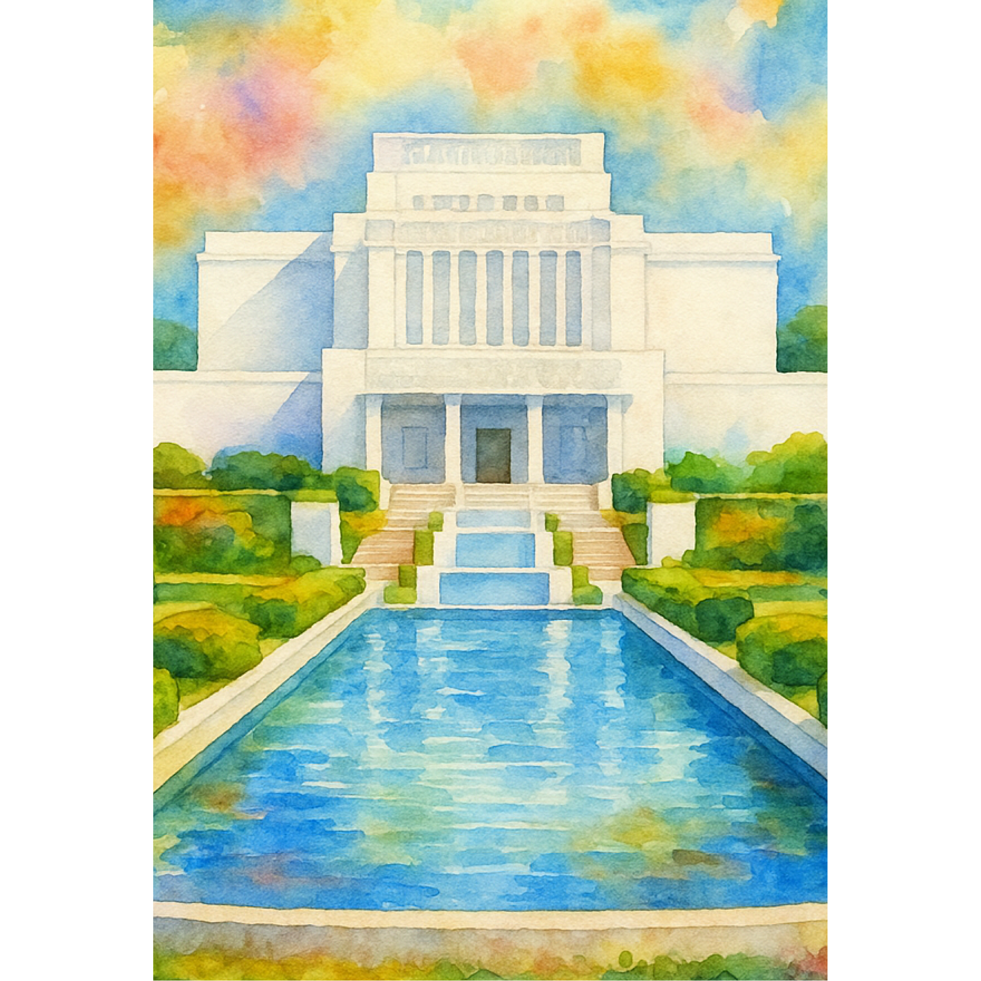 Laie, Hawaii Temple Wooden Puzzle