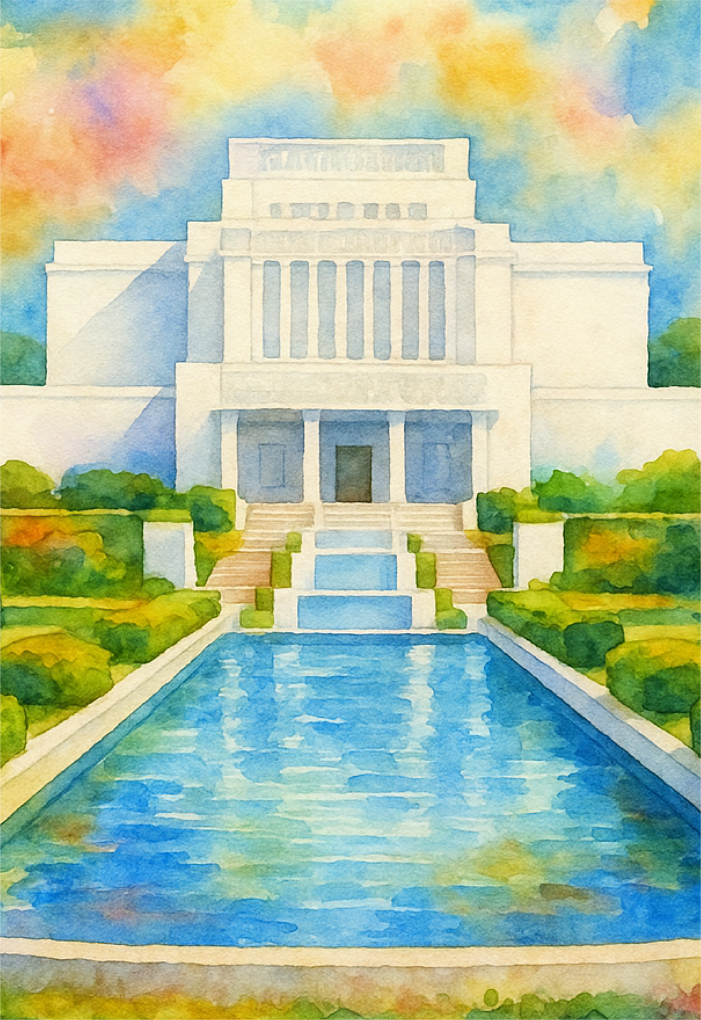 Laie, Hawaii Temple Wooden Puzzle