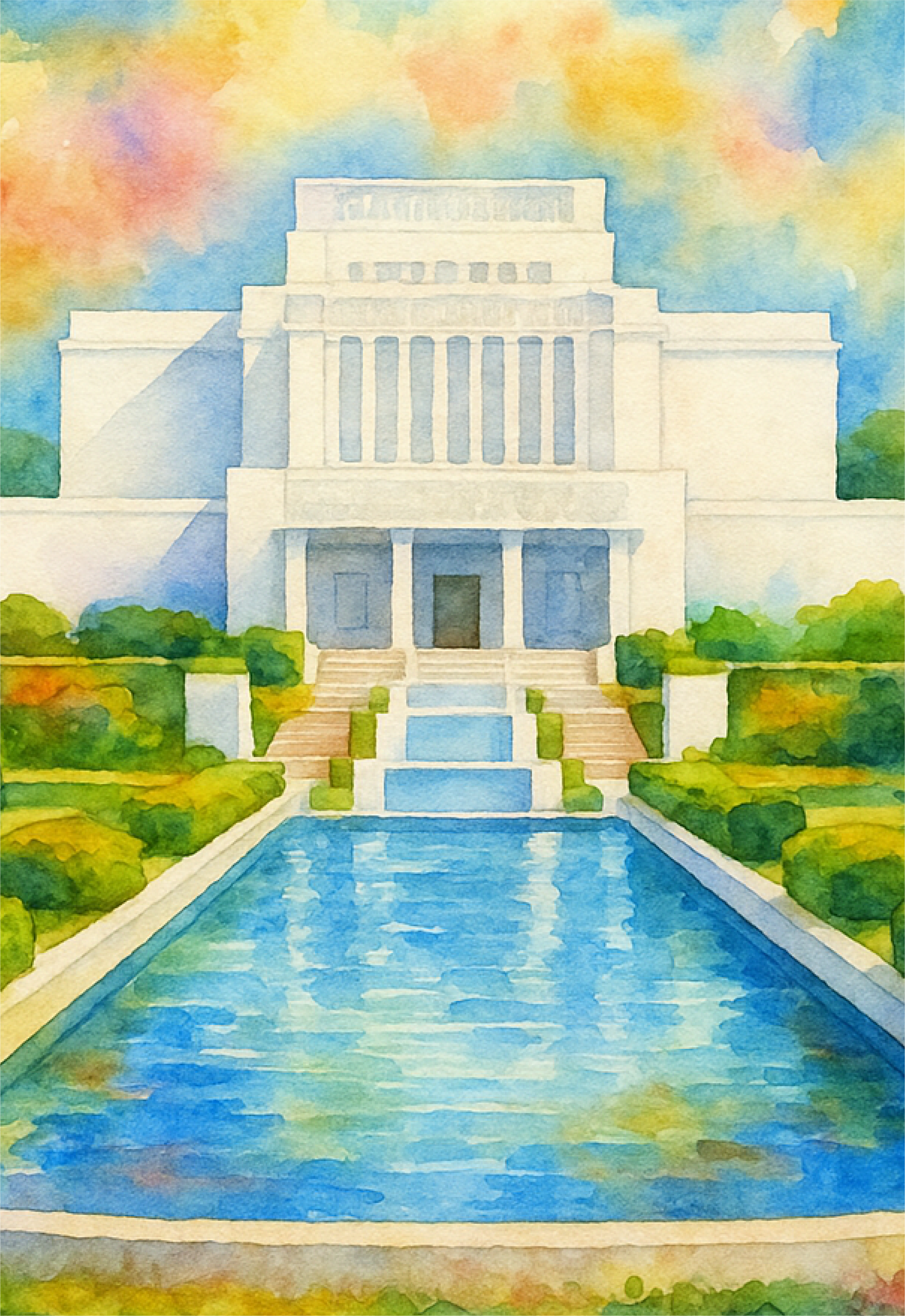 Laie, Hawaii Temple Wooden Puzzle