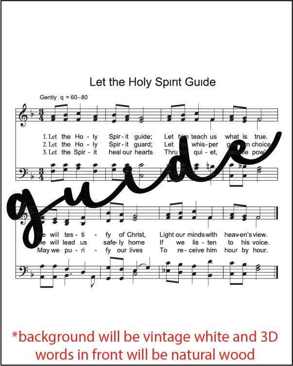 Mini Hymn Sign