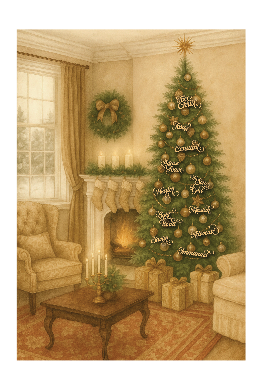 Names of Christ Tree - Wooden Puzzle