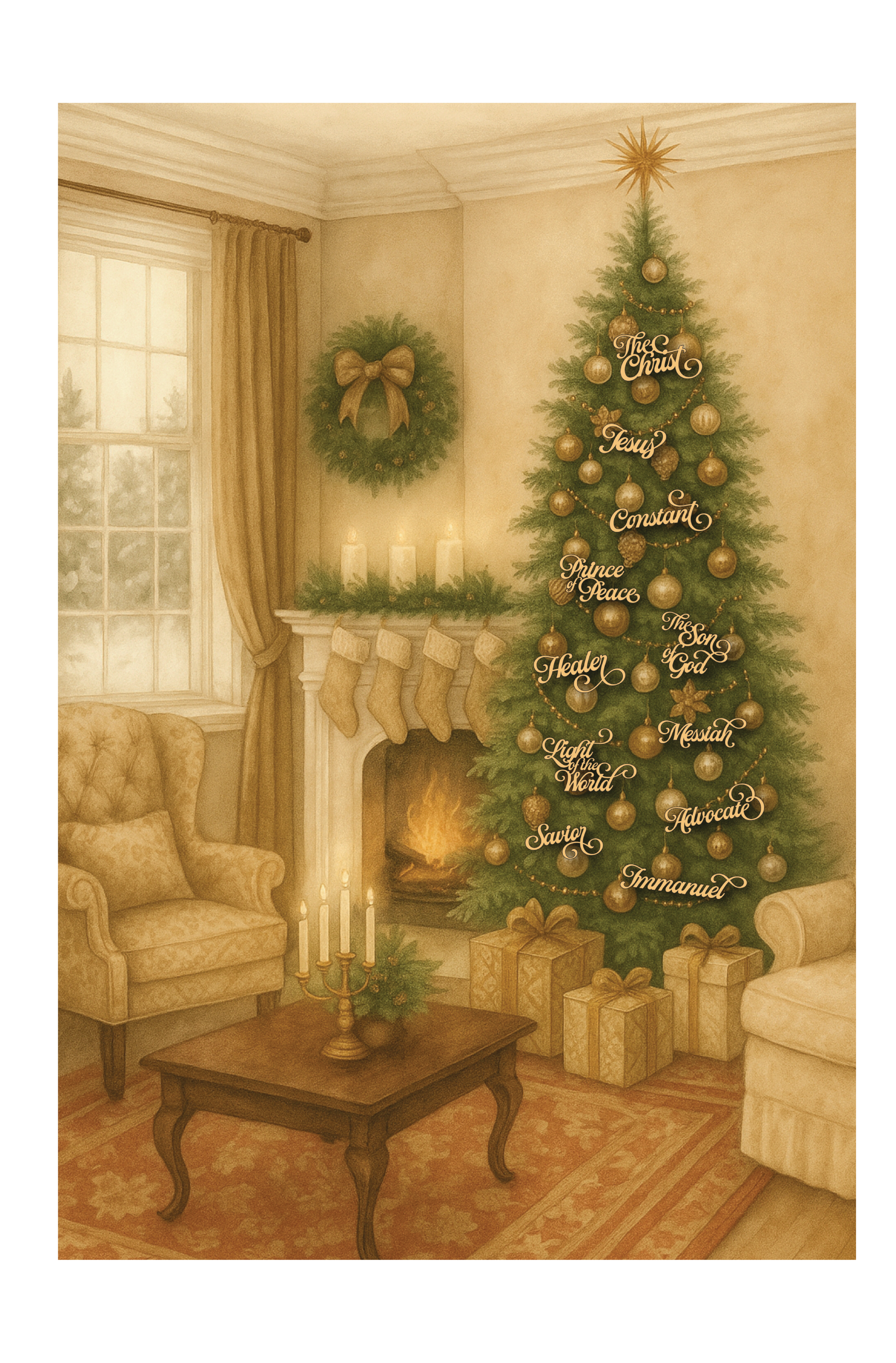 Names of Christ Tree - Wooden Puzzle