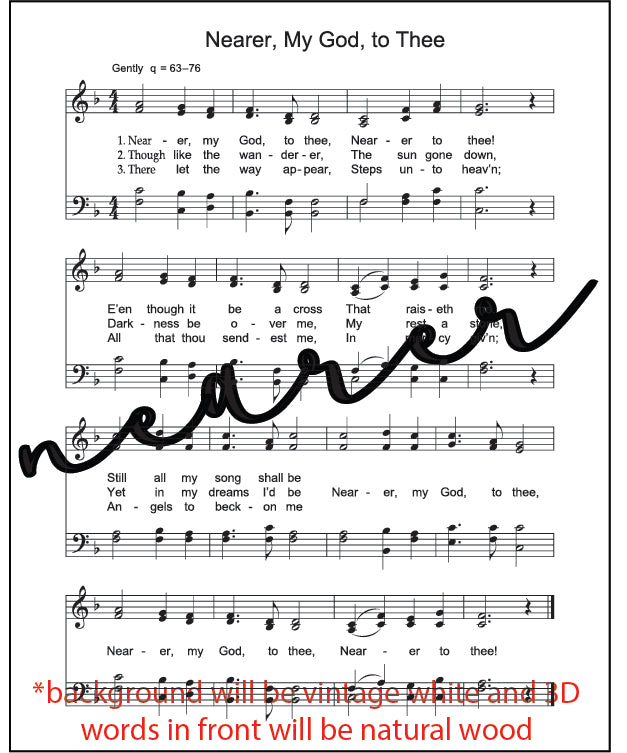 Mini Hymn Sign
