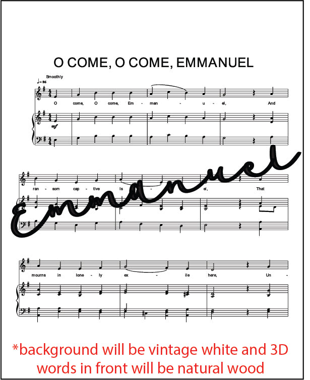 Mini Hymn Sign