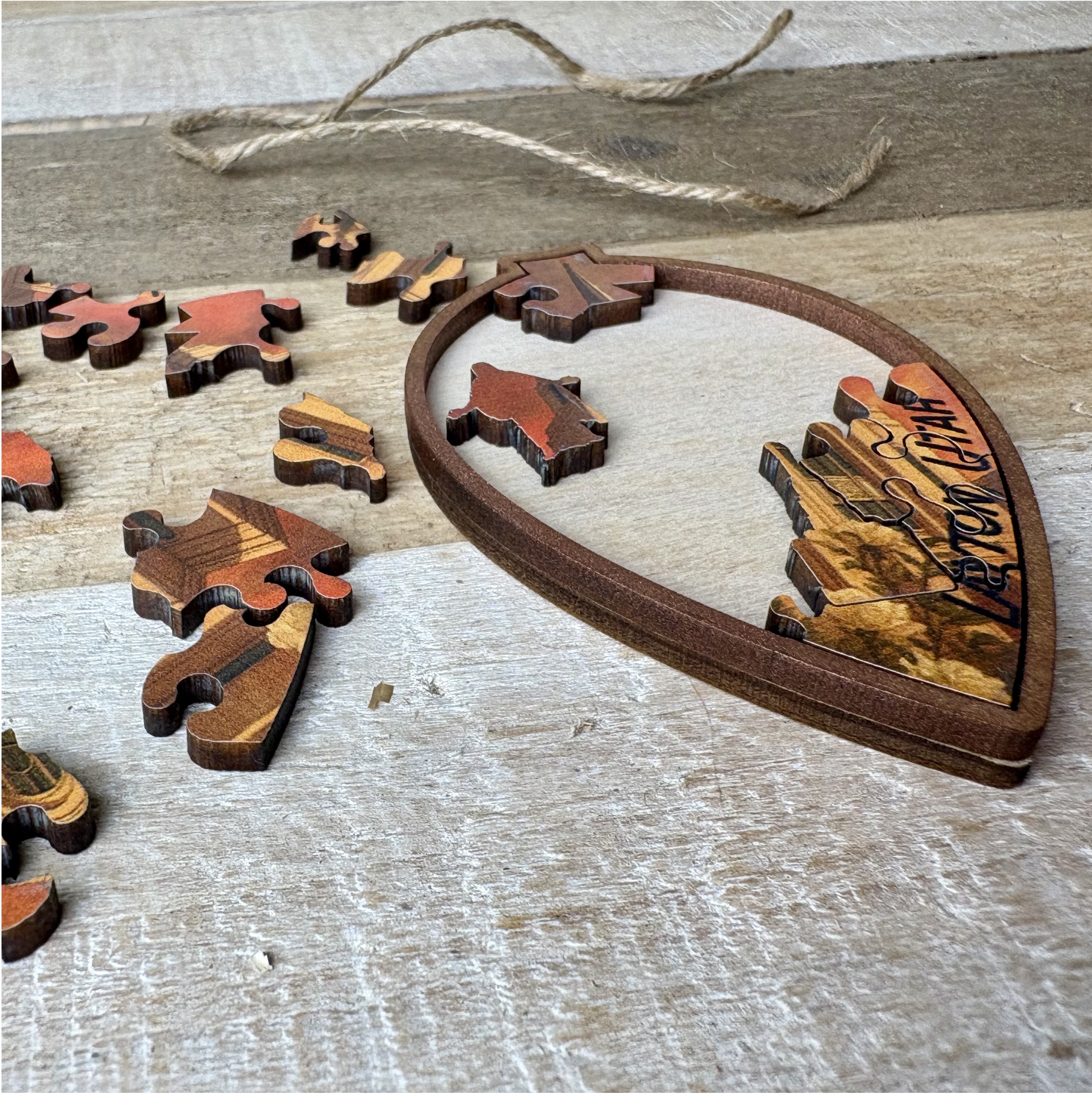 Mini Puzzle Ornaments