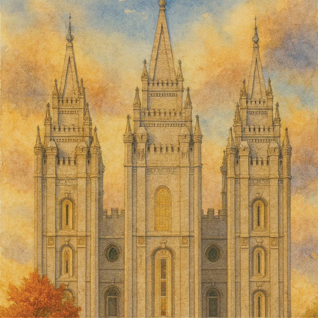 Salt Lake City, Utah - Wooden Puzzle