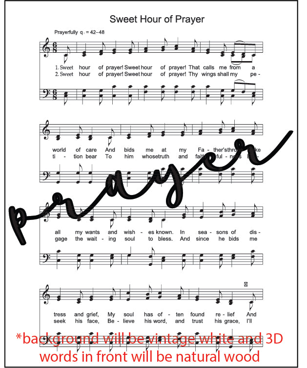 Mini Hymn Sign