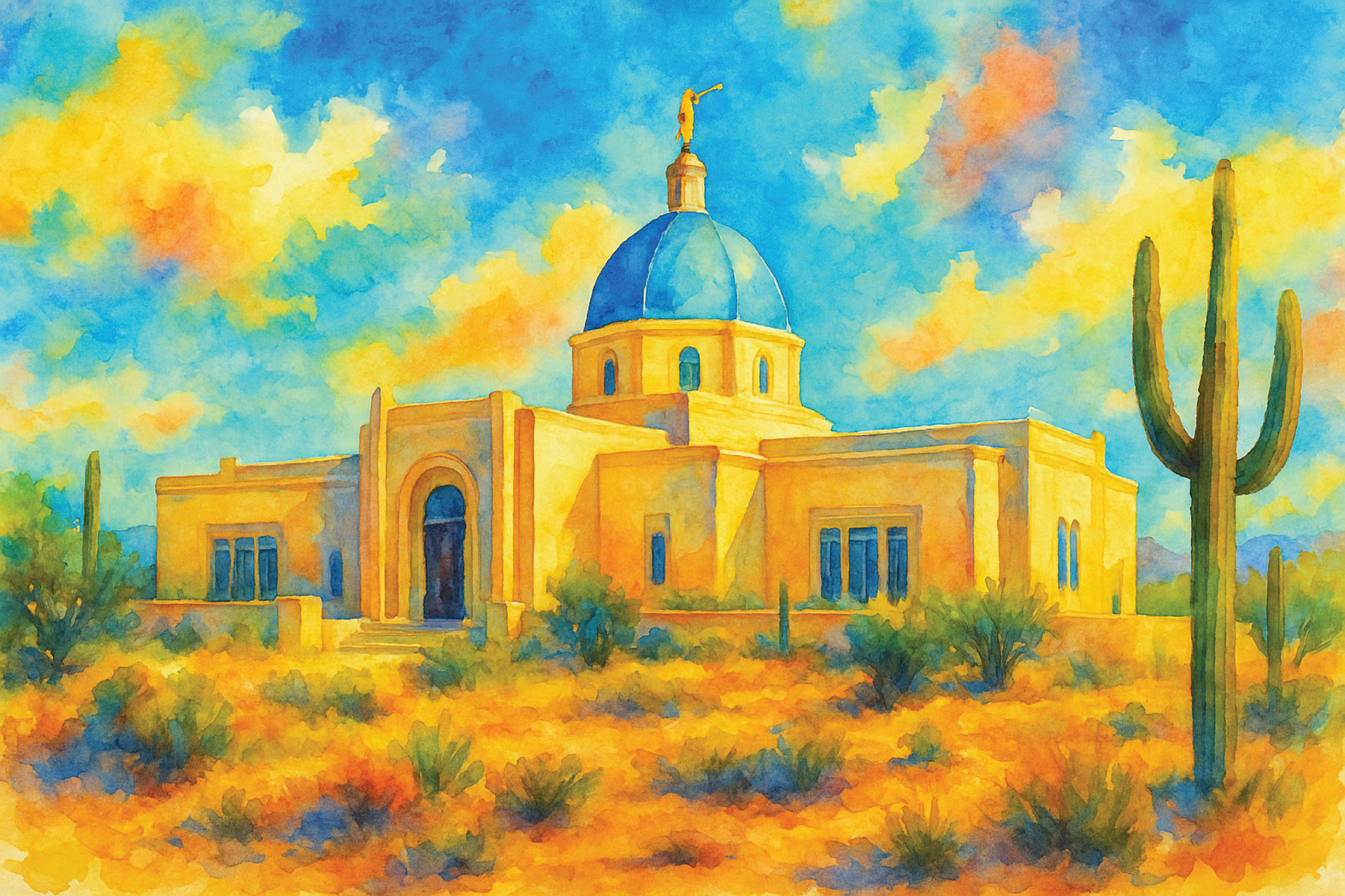 Tucson, Arizona - Wooden Puzzle