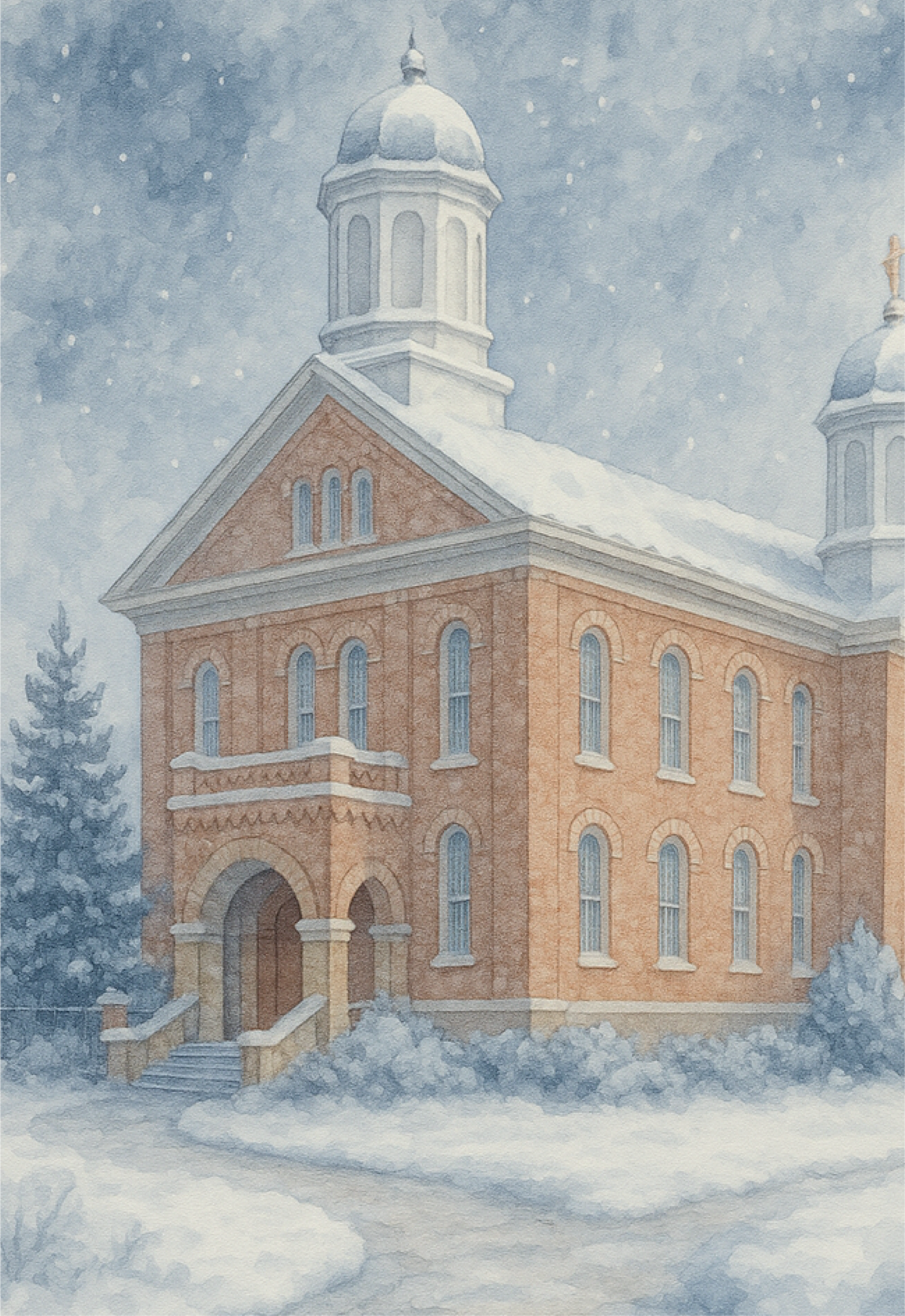 Vernal, Utah - Winter Wooden Puzzle