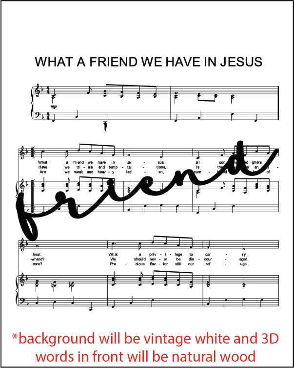 Mini Hymn Sign